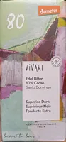 Edel Bitter 80% Santo Domingo