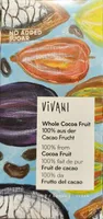 Whole cocoa fruit