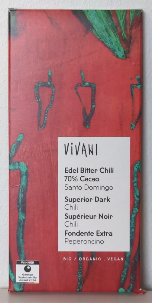 Superior Dark Chili 70% Cacao