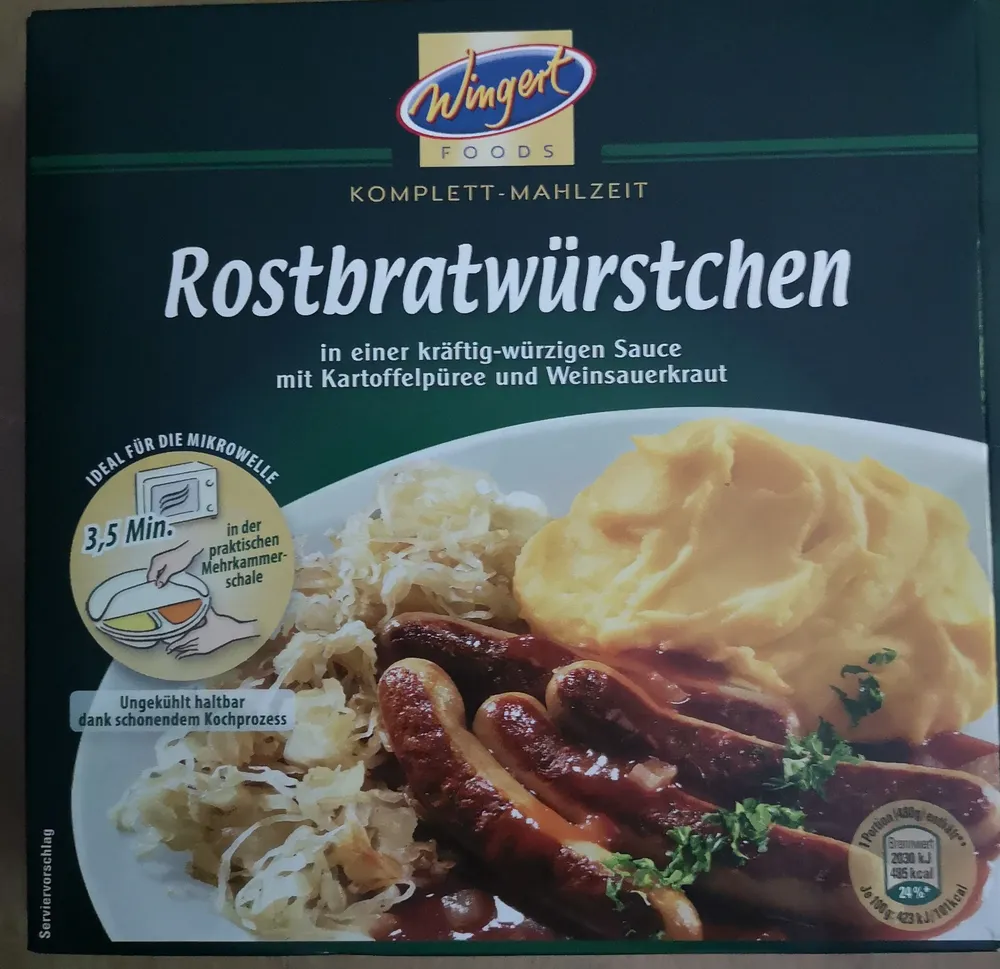 Fertig Mahlzeit Rostbratwürstchen