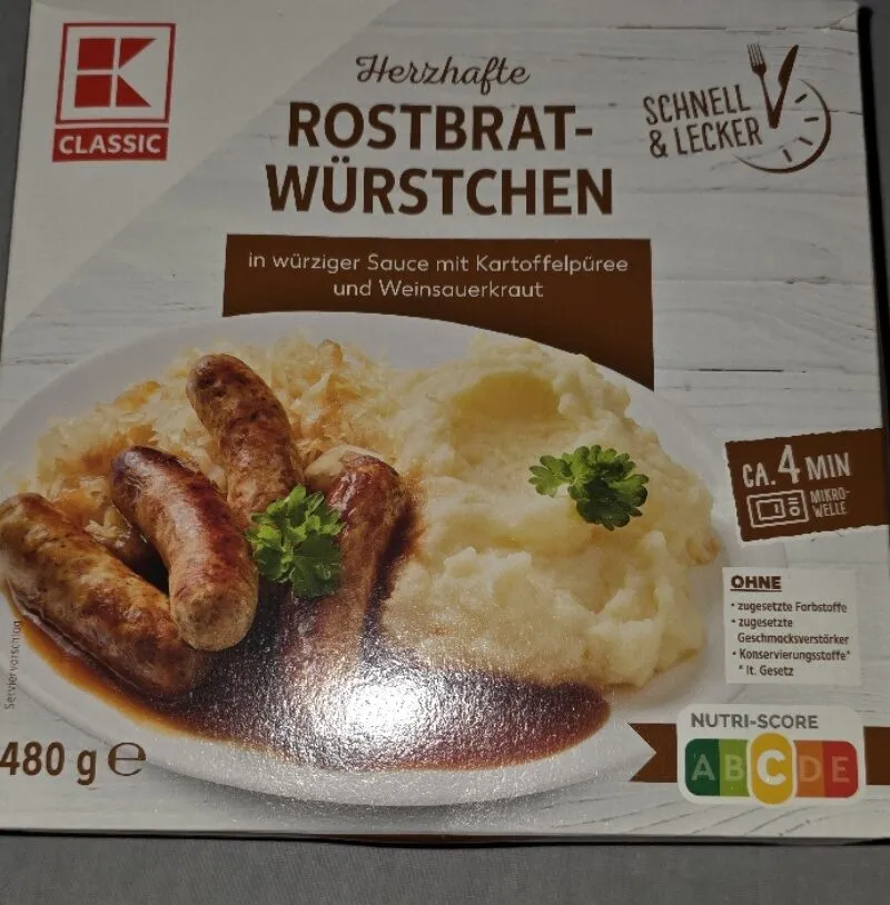 Herzhafte Rostbratwürstchen