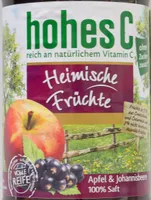 Heimische Früchte Apfel & Johannisbeere