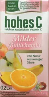 Eckes Granini, Hohes C, Mildes Multivitamin Fruchtsäfte