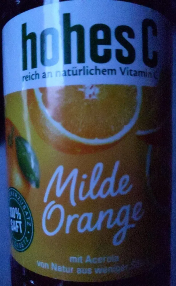 hohes C Milde Orange