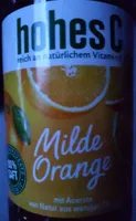 hohes C Milde Orange