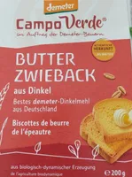 Butter Zwieback aus Dinkel