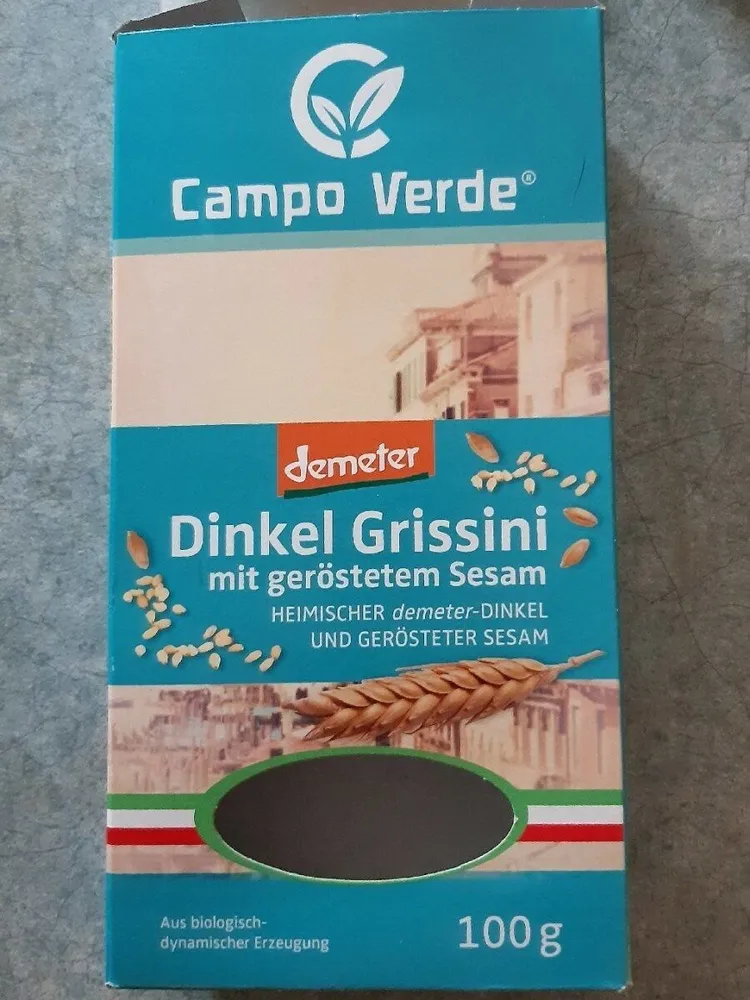 Dinkel grissini