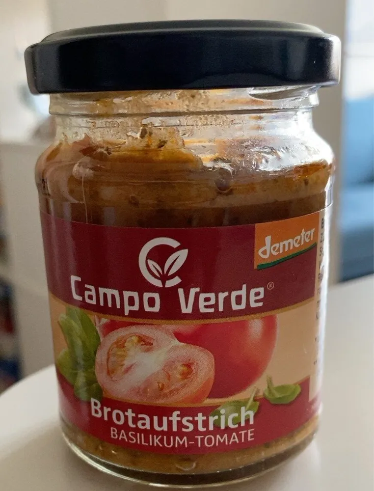 Brotaufstrich Basilikum-Tomate