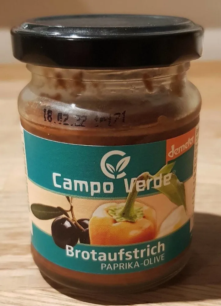 Brotaufstrich Paprika-Olive