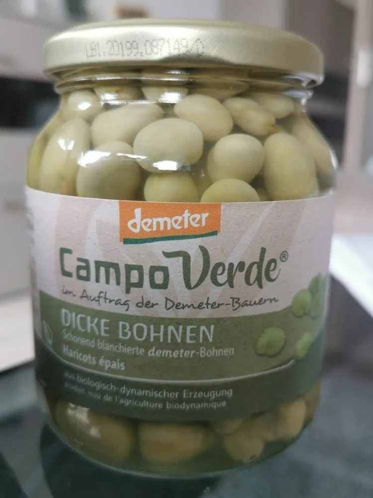 Dicke Bohnen im Glas