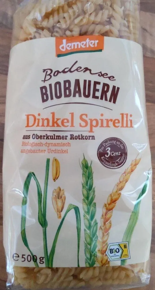 Bodensee Biobauern Dinkel Spirelli