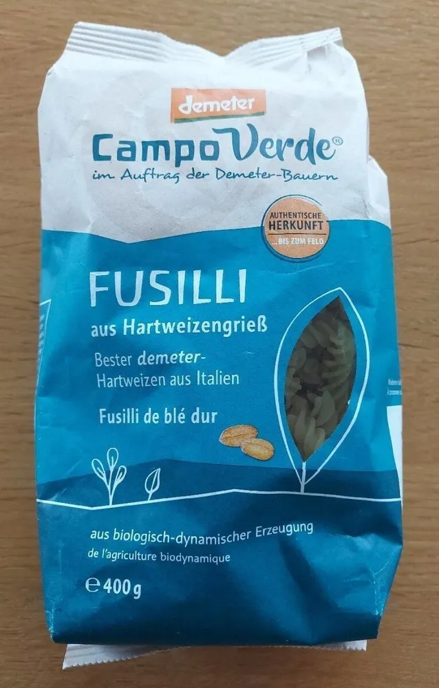 Nudeln Fusilli