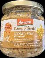 Grober Senf mittelscharf