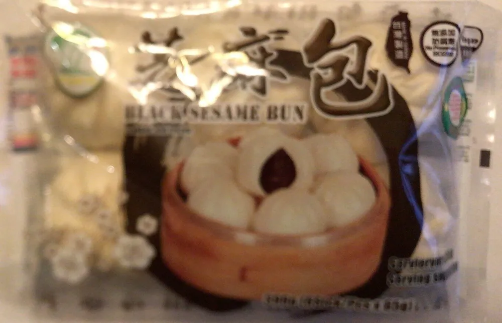 Black sesame bun