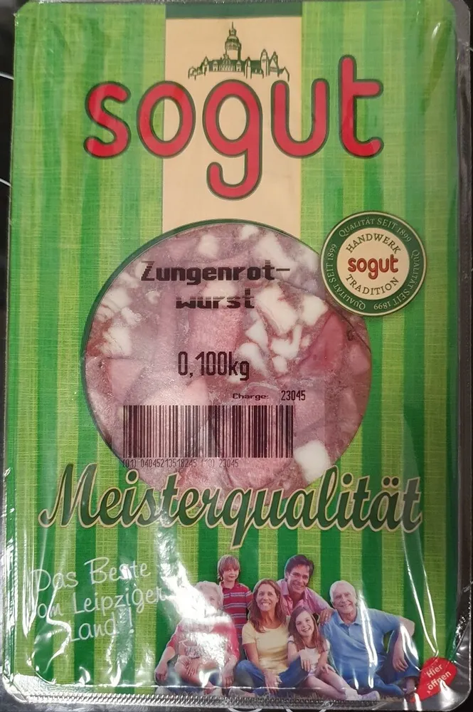 Zungenrotwurst