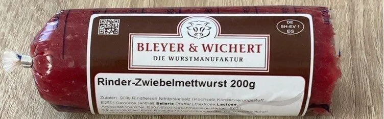 Rinder-Zwiebelmettwurst