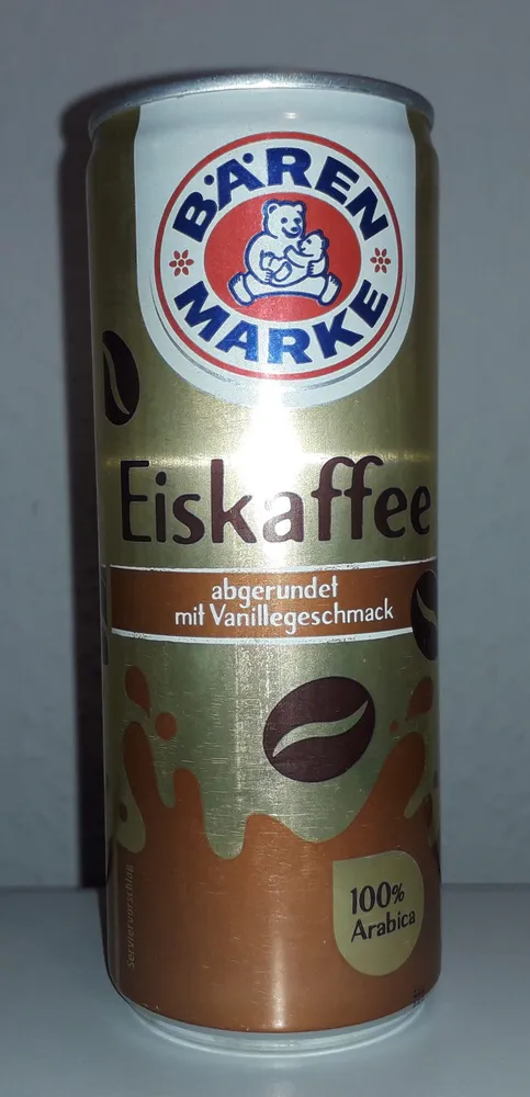 Eiskaffee mit Vanillegeschmack