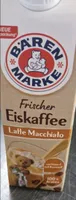 Frischer Eiskaffee Latte Macchiato