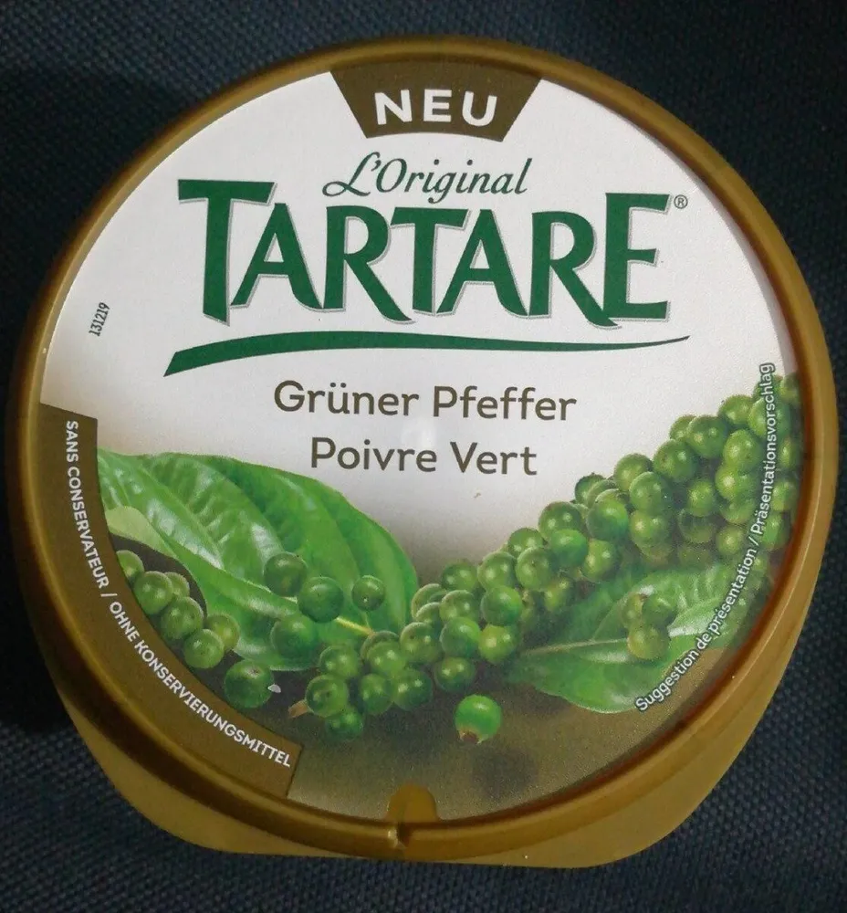 Tartare poivre vert