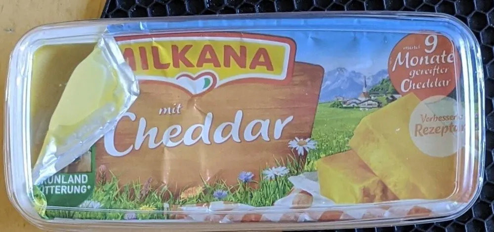 Milkana mit Cheddar