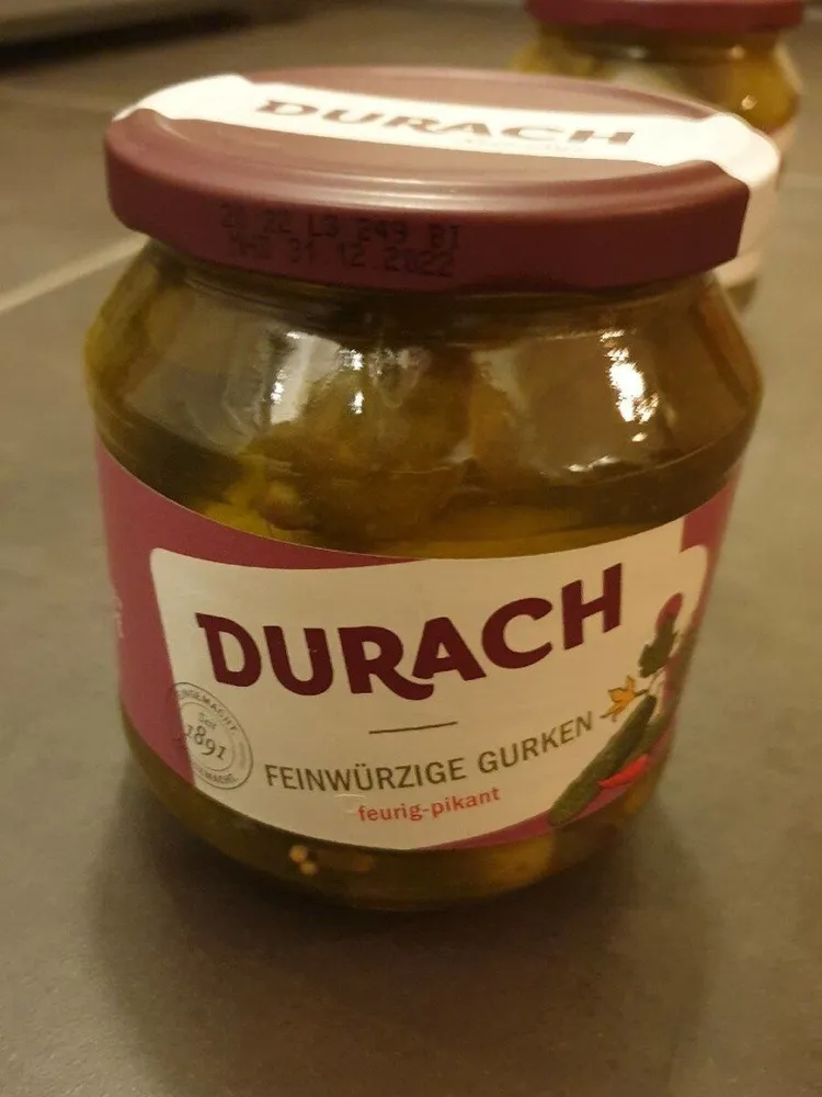 Durch Feinwürzige Gurken feurig-pikant