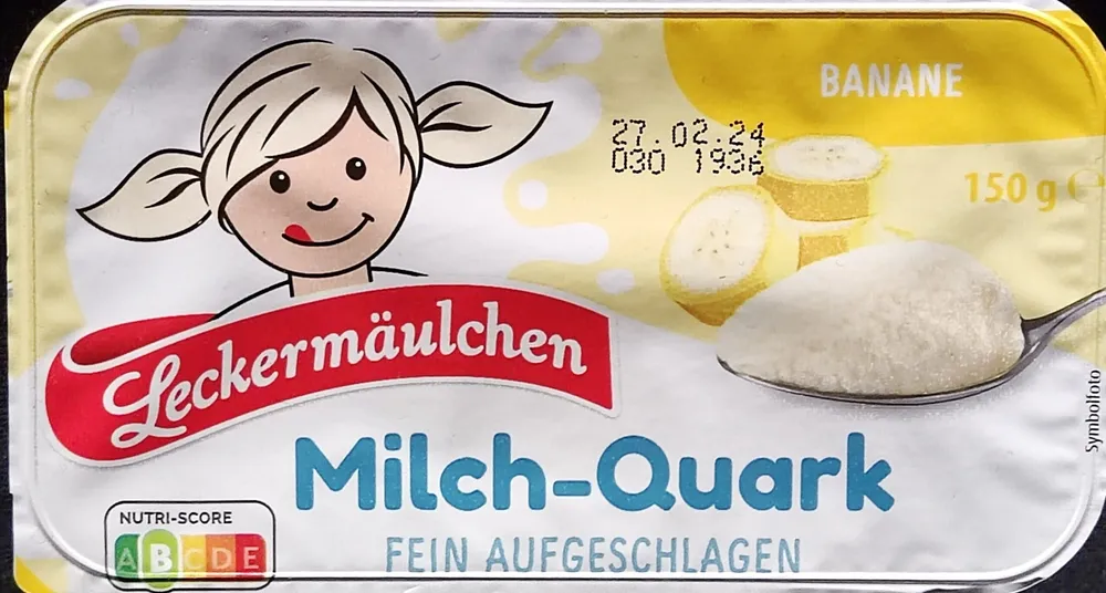 Milchquark - Banane