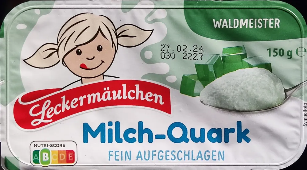 Milchquark - Waldmeistergeschmack