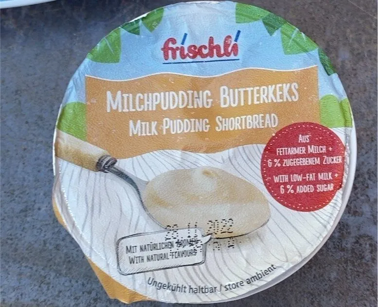 Milchpudding Butterkeks