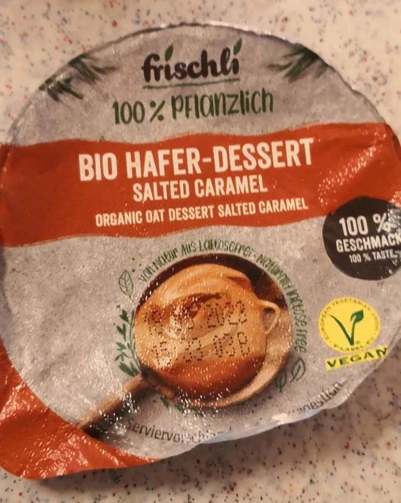 Bio hafer dessert