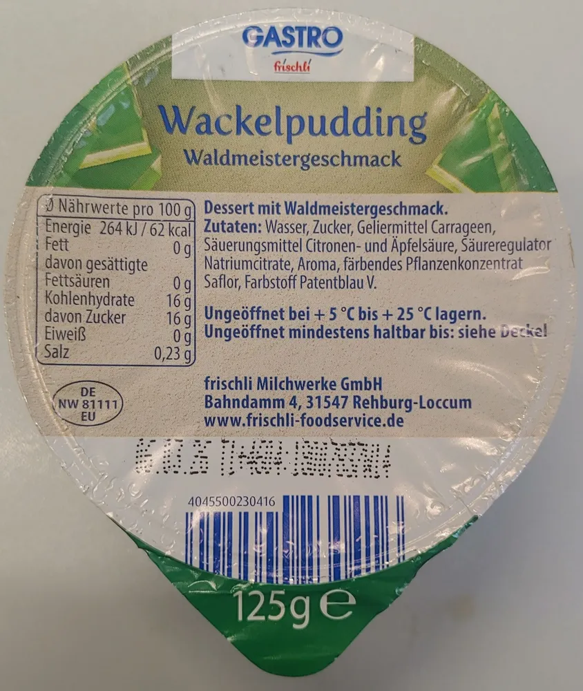 Wackelpudding Waldmeister