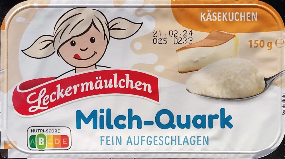 Milchquark - Käsekuchen