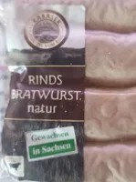 Rindsbratwurst Natur