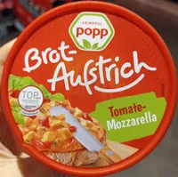 Brotaufstrich Tomate-Mozzarella