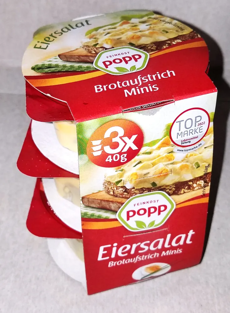 Brotaufstrich-Minis - Eiersalat