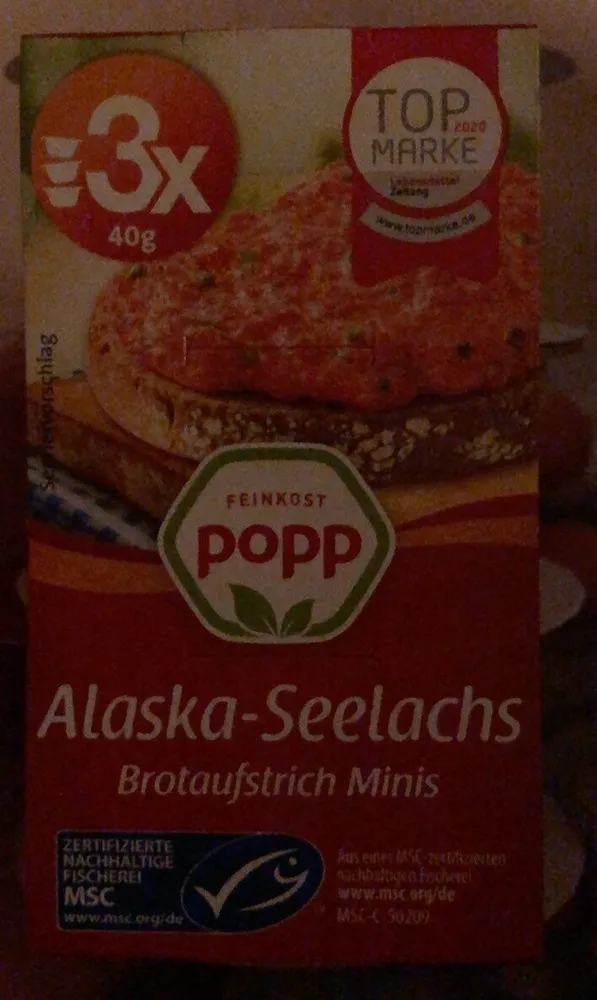 Brotaufstrich Minis - Alaska-Seelachs