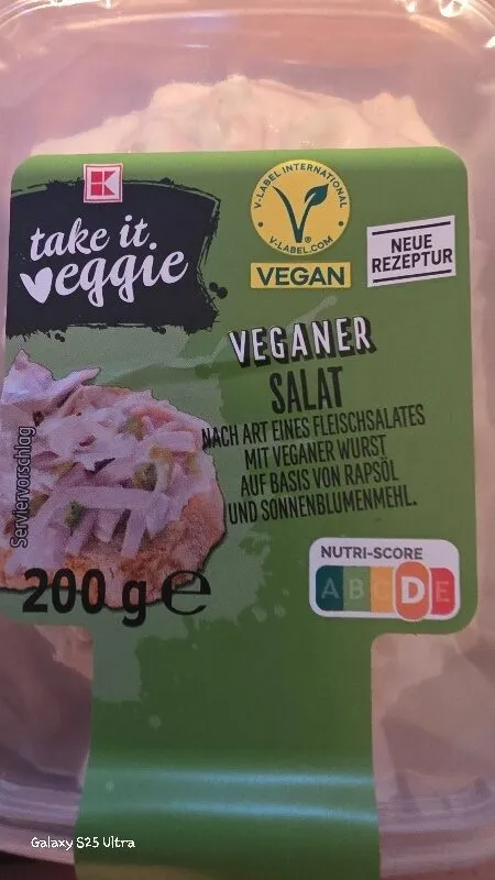 Veganer Fleischsalat