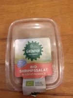 Bio-Shrimpssalat mit Äpfeln in Cocktailsauce