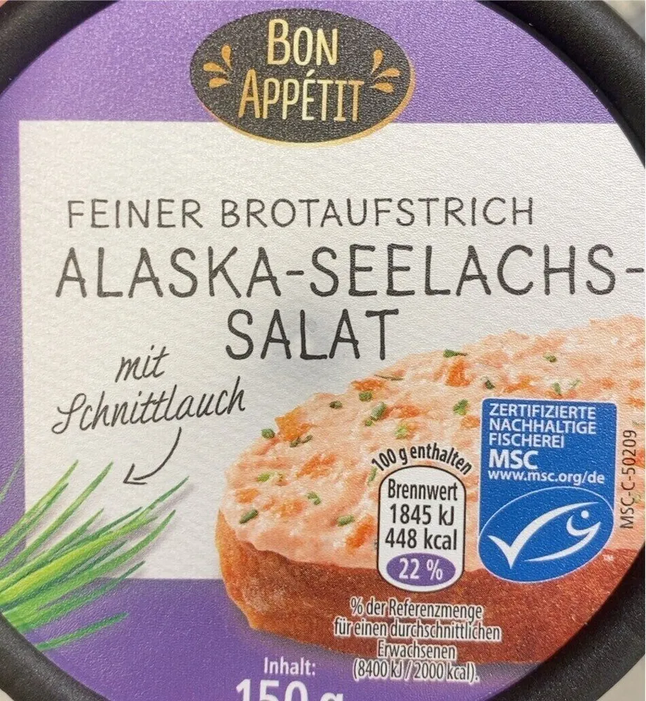 Alaska Seelachs Salat