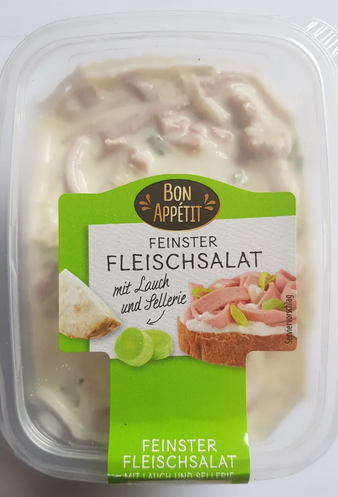 Feinster Fleischsalat mit Lauch und Sellerie