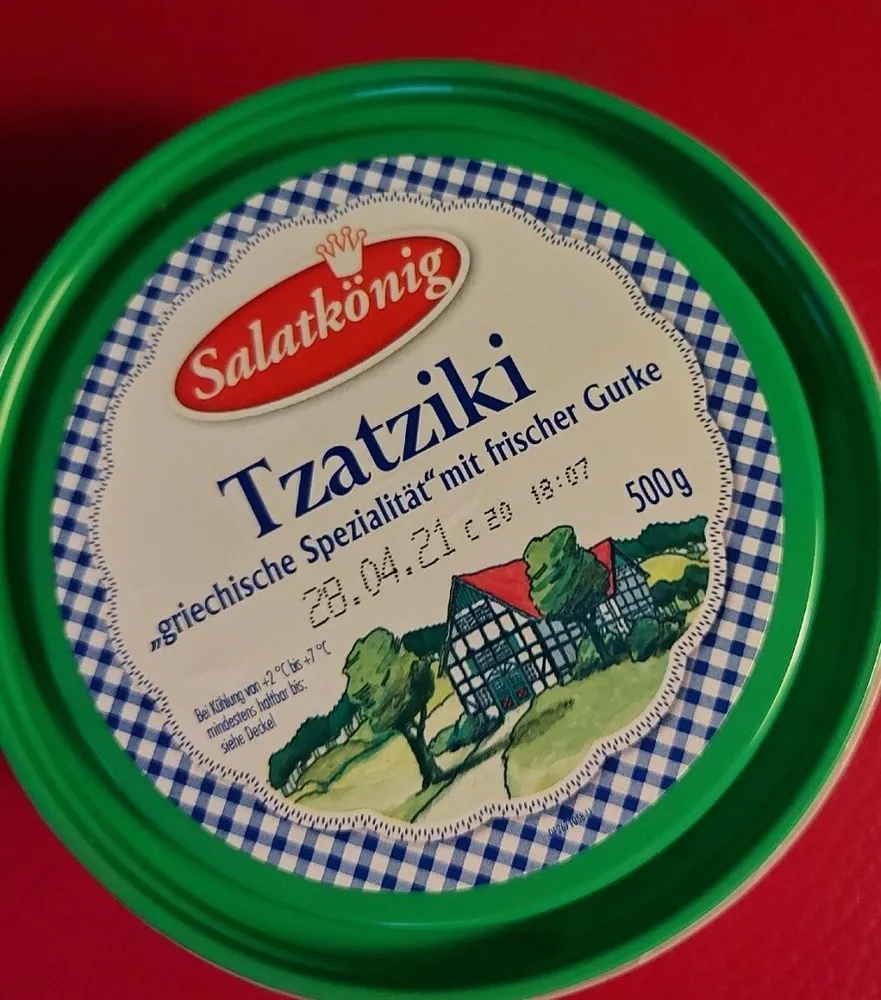 EDEKA Popp Feinkost Tzatziki-Salat 500g. 2.69€ 1kg 5.38€