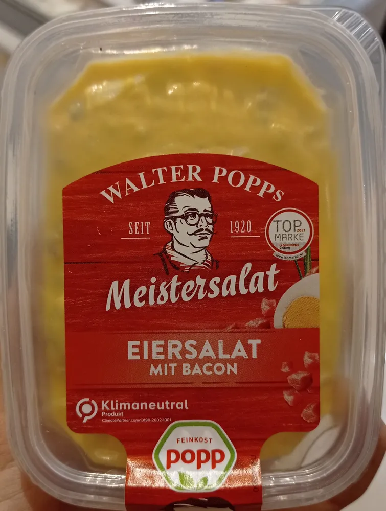 Eiersalat mit Bacon