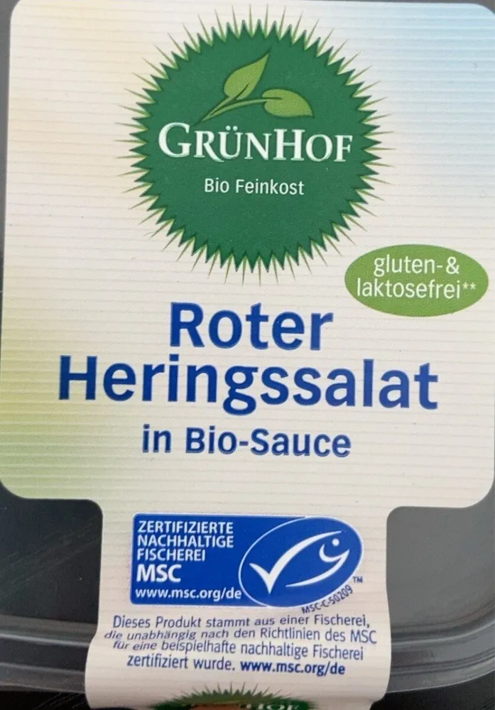 Roter geringssalat