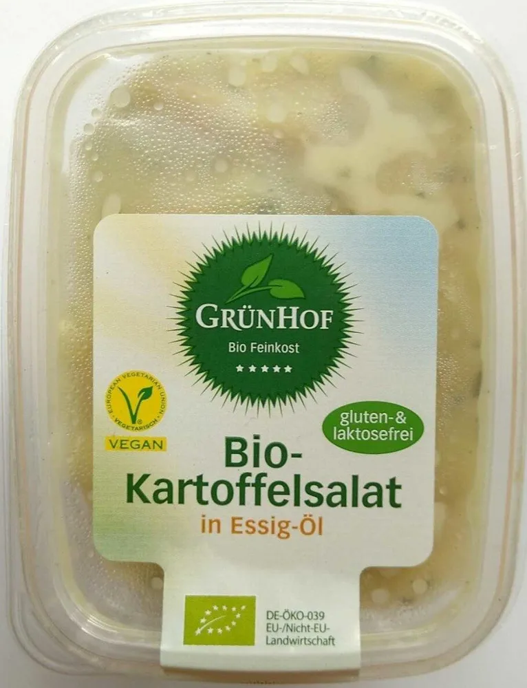 Bio Kartoffelsalat in Essig-Öl