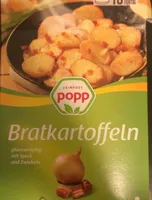 Bratkartoffeln pfannenfertig mit Speck und Zwiebeln