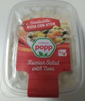 Ensaladilla rusa con atún.