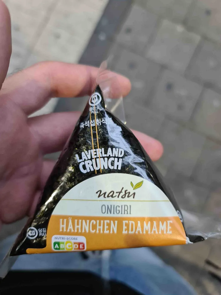 Onigiri Hähnchen Edamame