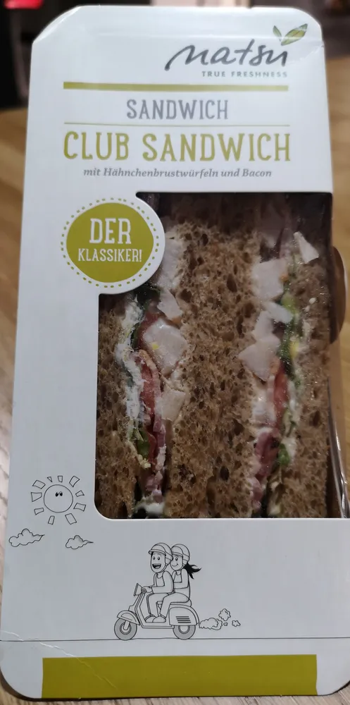 Natsu Sandwich Hähnchen und Bacon