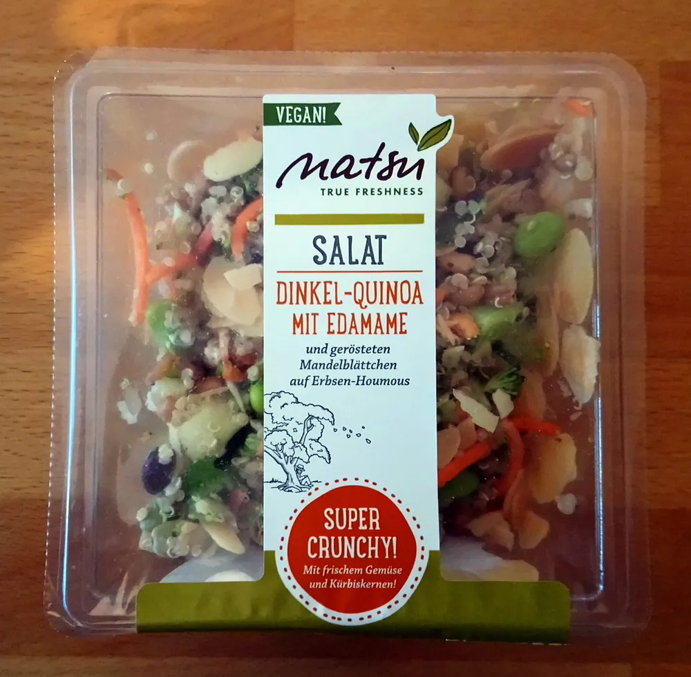 Salat Dinkel-Quinoa mit Edamame