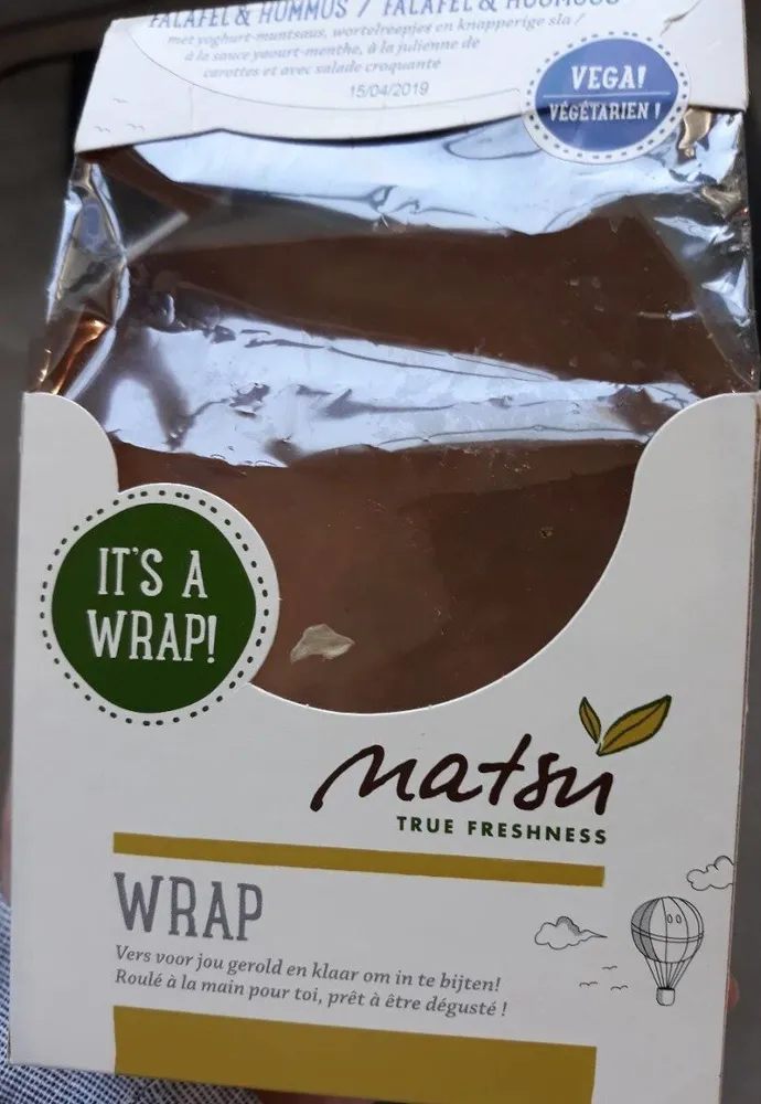 Wrap Falafel & Hummus