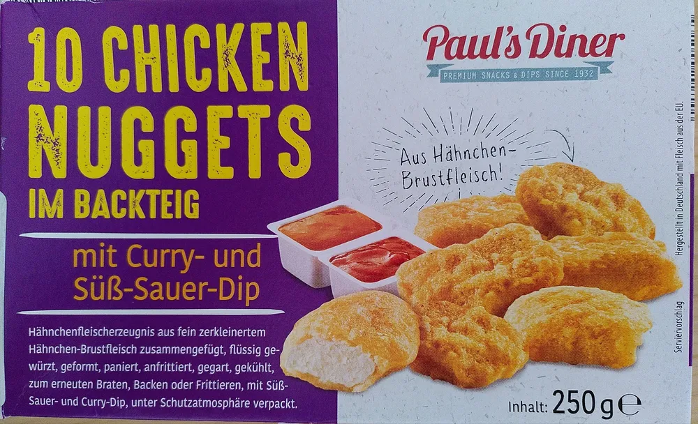 Chicken Nuggets im Backteig